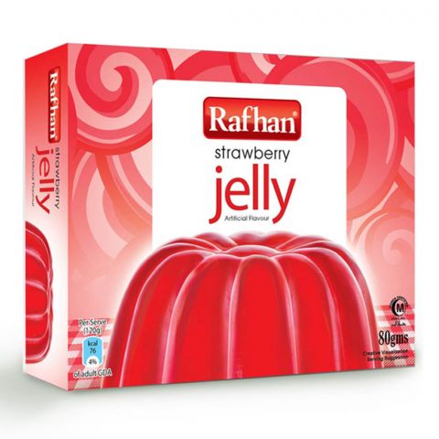 Rafhan Strawberry Jelly 80g