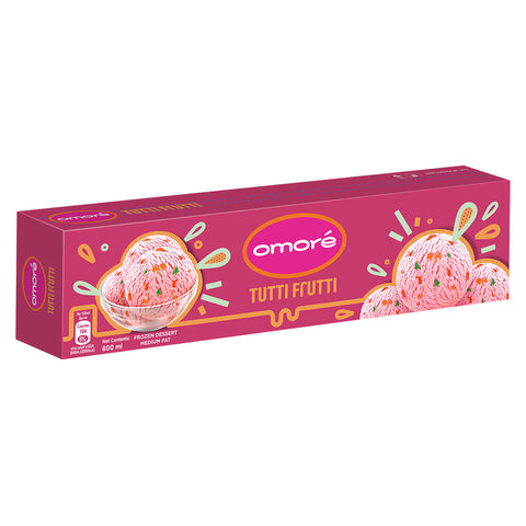 Omore Ice Cream Tutti Frutti 800ml