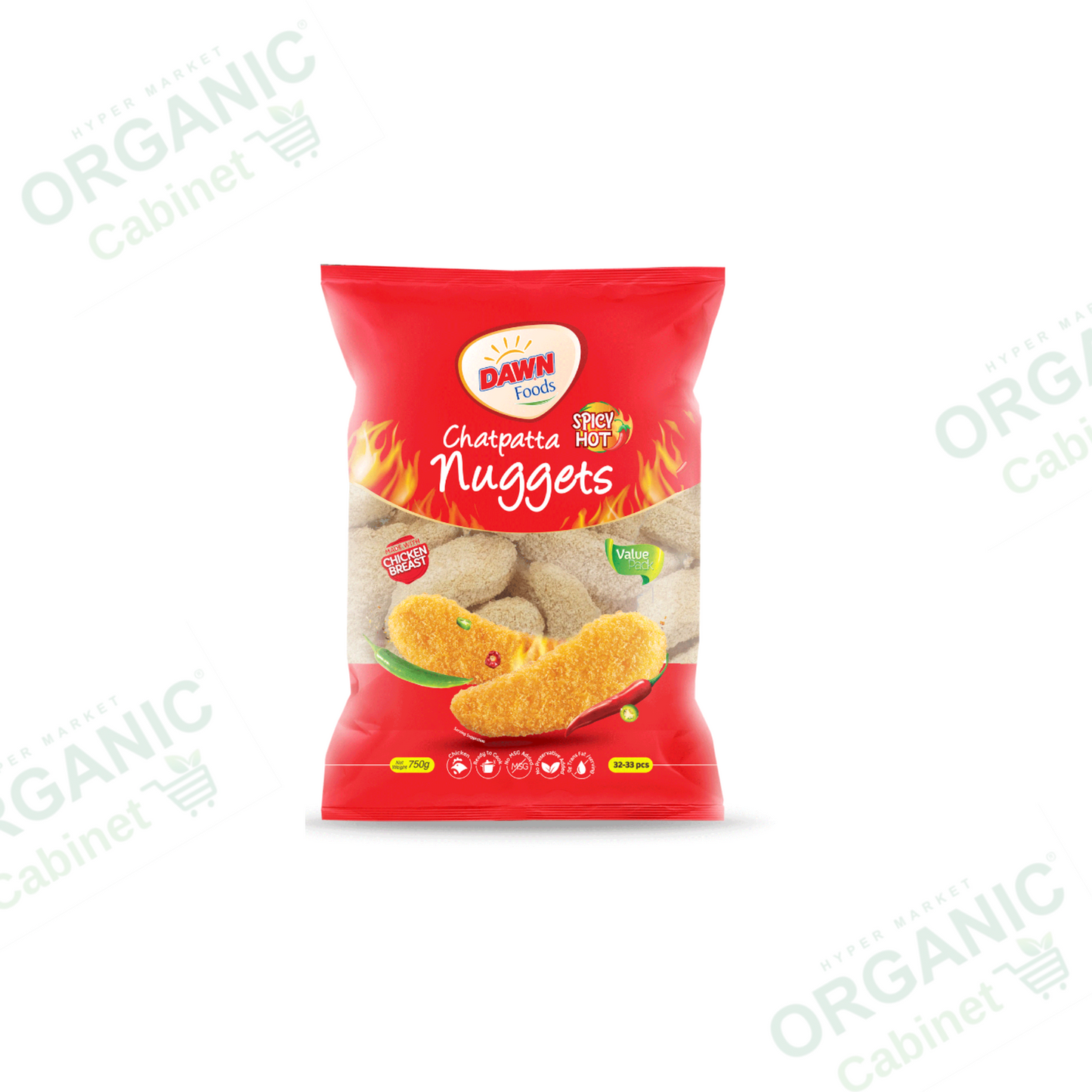 Dawn Chatpatta Nuggets 750g