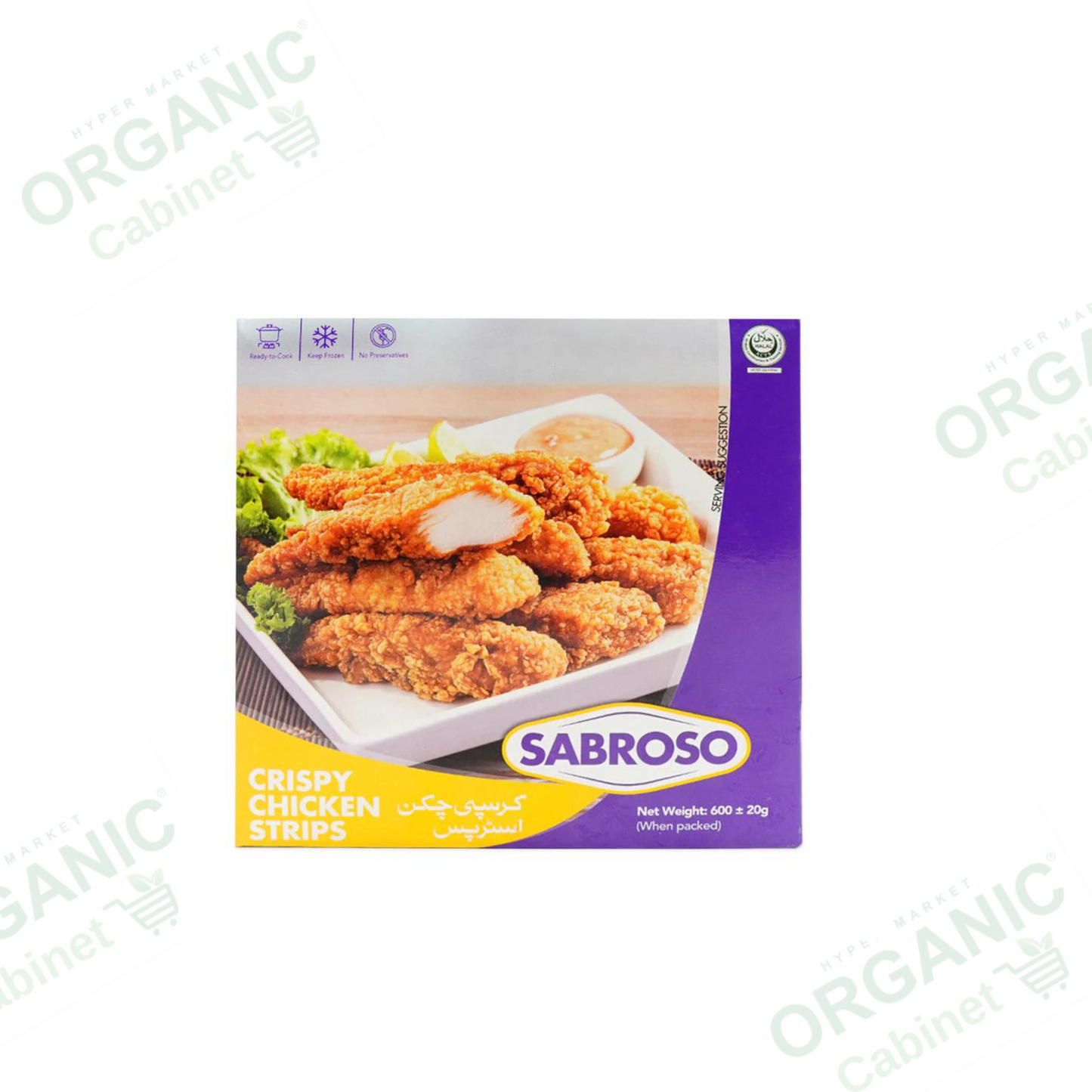 Sabroso Crispy Chicken Strips 600g