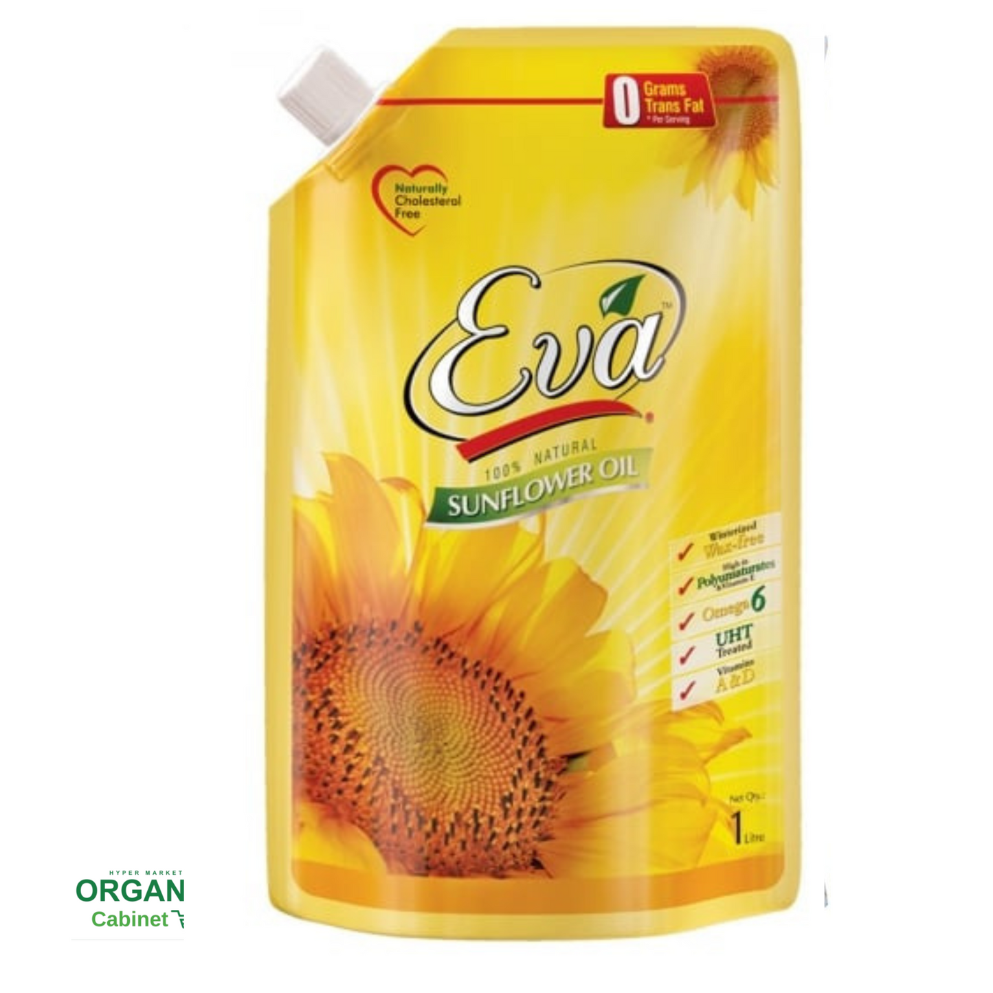 Eva Cooking Oil Sunflower 1Ltr