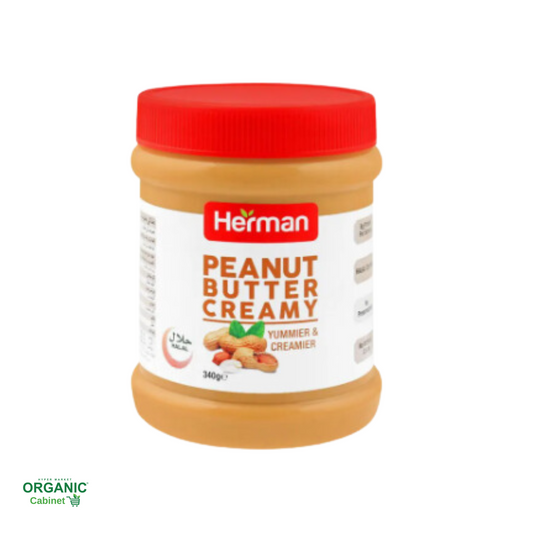 HERMAN PEANUT BUTTER 340G