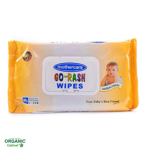 Mother Care Baby Wipes Go-Rash 40Pc