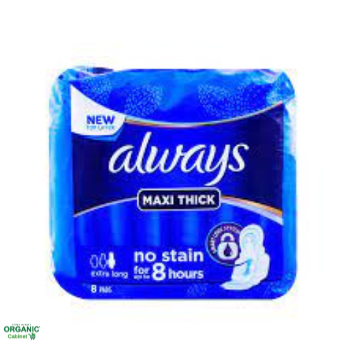 Anytime Maxi Thick Sanitary Pads XL 8