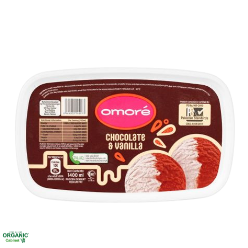 Omore Ice Cream Vanilla Chocolate 1.4