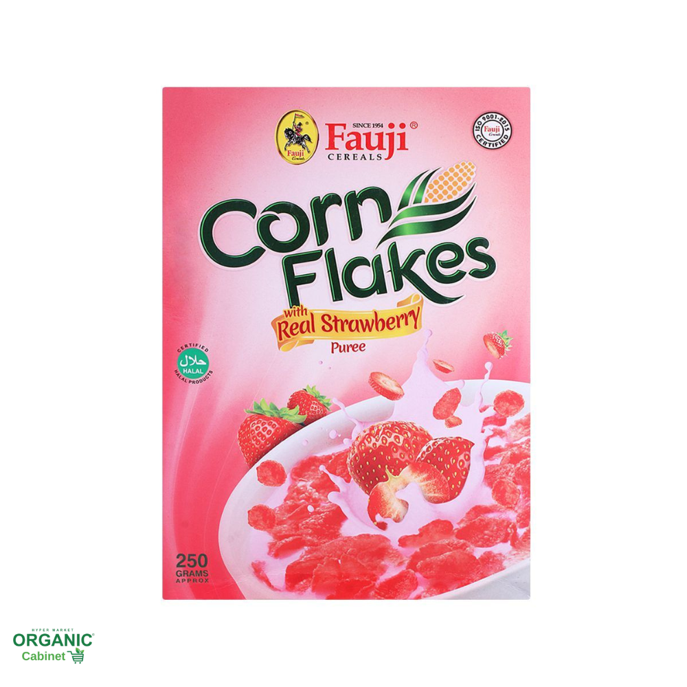 Fauji Corn Flackes Real Strawberry 250