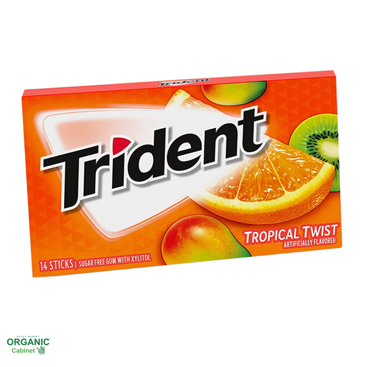 Trident Tropical Twist Bubble 14 Sticks