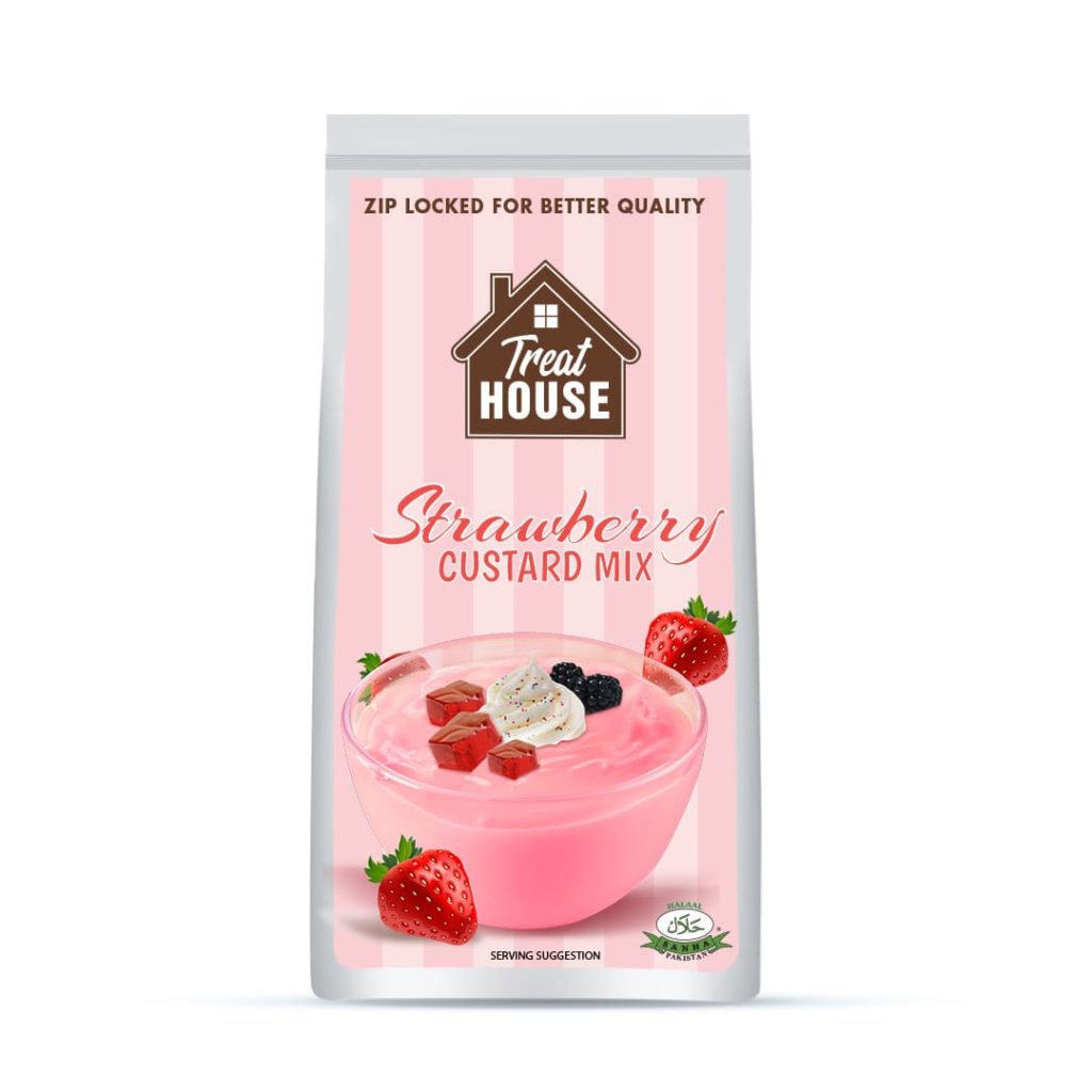 Treat House Straw. Custard Mix 250g