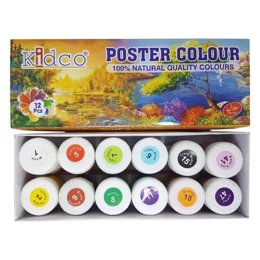 Kidco Poster Color 12Pcs