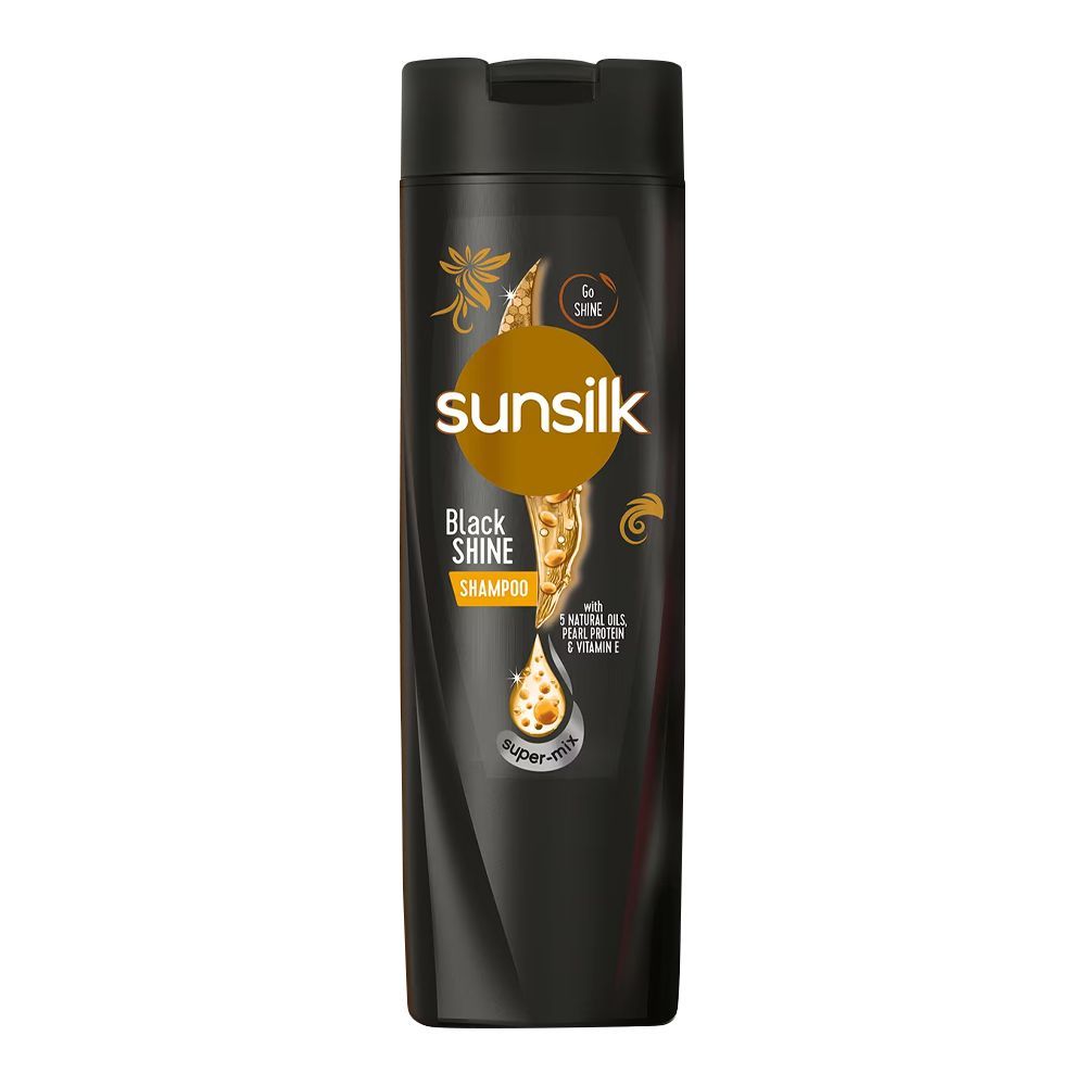 Sunsilk Shampoo Black - Shine 185ml